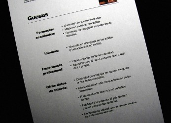 Esempio di curriculum italiano