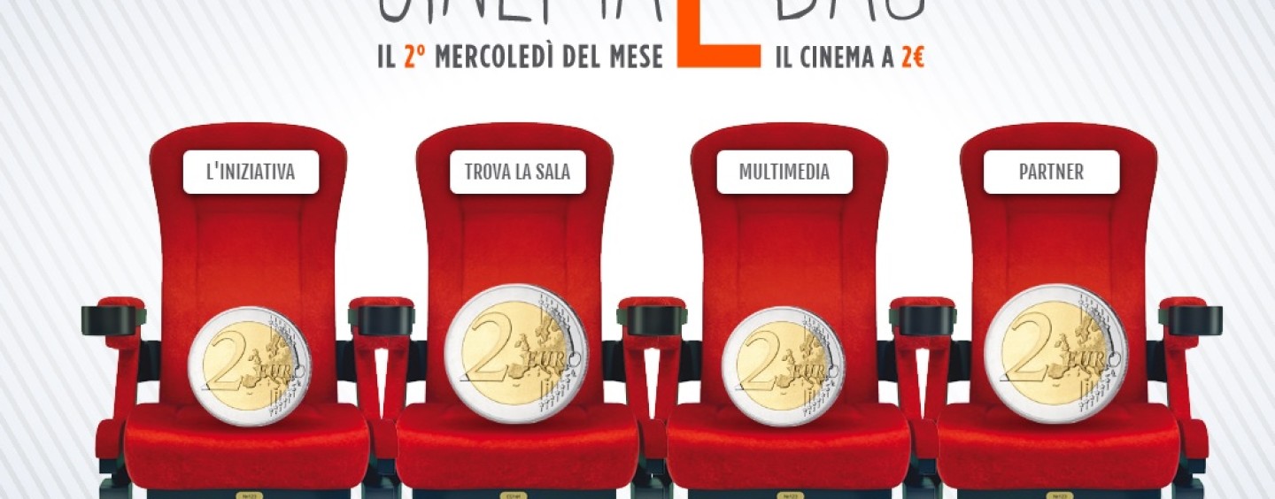 Cinema2Day-vivi il cinema al costo di 2 euro