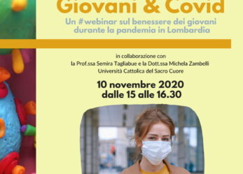 Giovani&Covid: un webinar per pensare al nostro benessere