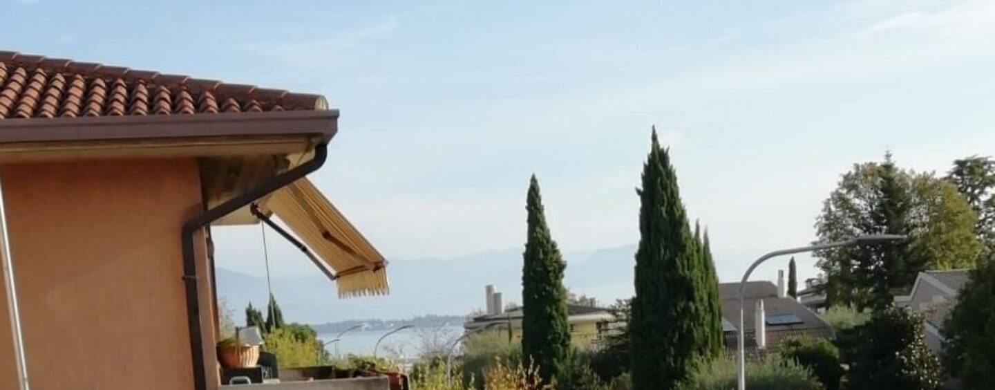 Dal mio nuovo balcone