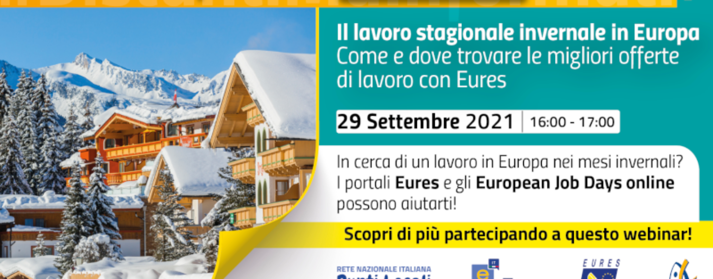 Webinar: lavoro stagionale invernale all’estero