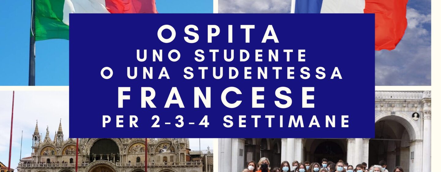 Ospita uno studente/studentessa francese