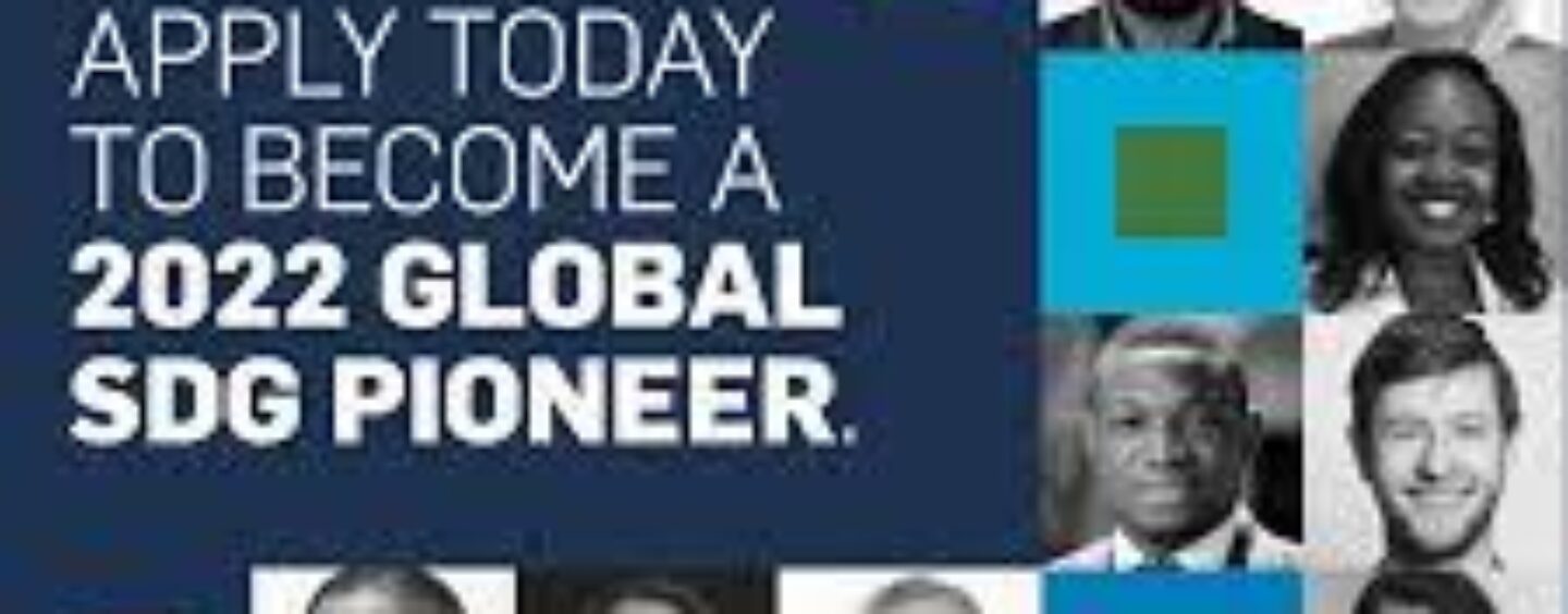 Diventa anche tu un pioniere dello sviluppo sostenibile