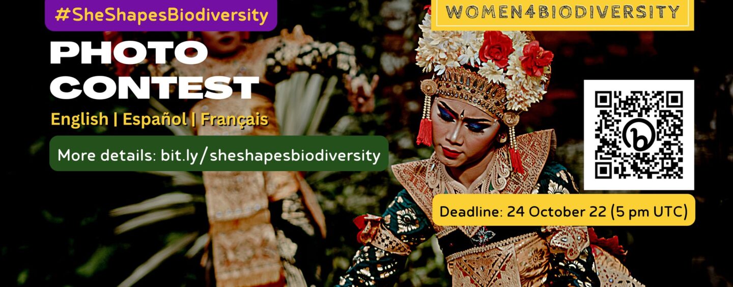Concorso fotografico She shapes biodiversity